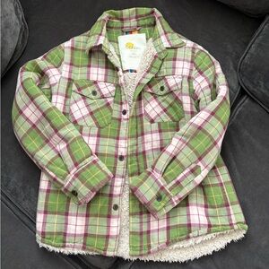 Mini Boden plaid shacket